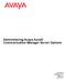 Administering Avaya Aura Communication Manager Server Options