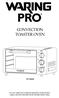 Convection TCO600. For your safety and continued enjoyment of this product, always read the instruction book carefully before using.