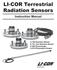 LI-COR Terrestrial Radiation Sensors Instruction Manual