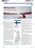 Finland is undergoing an unprecedented boom