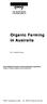 Organic Farming in Australia
