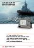 JLR-20/JLR-30 GPS COMPASS
