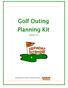 Golf Outing Planning Kit