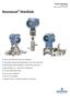 Rosemount Manifolds. Product Data Sheet August 2016 00813-0100-4733, Rev PE. Factory assembled, leak-tested, and calibrated