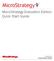 MicroStrategy Evaluation Edition Quick Start Guide