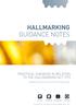 HALLMARKING GUIDANCE NOTES