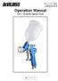 Operation Manual Gti Gravity Spray Gun