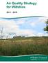 Air Quality Strategy for Wiltshire 2011-2015