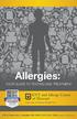 Allergies: ENT and Allergy Center of Missouri YOUR GUIDE TO TESTING AND TREATMENT. University of Missouri Health Care