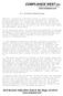 COMPLIANCE WEST USA A Compliance Products USA, Inc. Company www.compwest.com