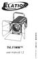 user manual 1.2 ELATION TVL F1WW user manual 1.0