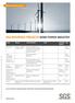 SGS REFERENCE PROJECTS WIND POWER INDUSTRY