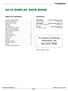 2015 DISPLAY RATE BOOK