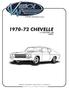 1970-72 CHEVELLE. w/ FACTORY AIR 565071. 905071 REV A 11/5/08, 1970-72 CHEVELLE w/ AC EVAP INSTR PG 1 OF 23