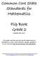 Common Core State Standards for Mathematics. Flip Book Grade 2