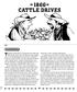 1866 Cattle Drives. The great cattle drives occurred between 1866 and BACKGROUND