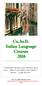 Co.As.It. Italian Language Courses 2016