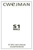 S1 MK2 User s Manual (Guide/Handbook)