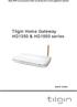 Tilgin Home Gateway HG1350 & HG1550 series