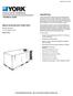 DESCRIPTION TECHNICAL GUIDE SINGLE PACKAGE HEAT PUMP UNITS BQ 036, 048 & 060 254575-XTG-C-0109