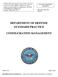 DEPARTMENT OF DEFENSE STANDARD PRACTICE CONFIGURATION MANAGEMENT
