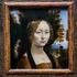 Leonardo da Vinci's Ginevra de' Benci. Leonardo da Vinci (1452-1519) was born in the small Tuscan village of Vinci near
