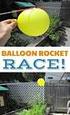 Rockets: Taking Off! Racing Balloon
