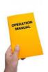 OPERATION MANUAL FOR