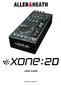 USER GUIDE. Publication AP6908. Allen & Heath 1 XONE:2D User Guide