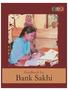 Handbook for. Bank Sakhi