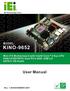 KINO-9652 Mini-ITX SBC Page i