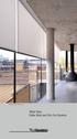 Roller Blind System Silent Gliss Silent Gliss Roller Blind and Dim-Out Systems